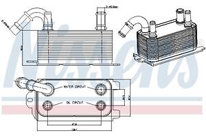 Масляный радиатор FORD FOCUS / VOLVO V70 (135) / VOLVO S60 (134) 2006-2020 г.