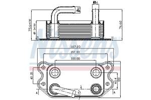 Масляный радиатор FORD KUGA / VOLVO V40 (525) / VOLVO C30 (533) 2003-2019 г.