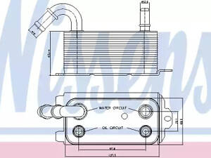 Олійний радіатор коробки передач на C-MAX, Escape, Evoque, Fiesta, Focus, Freelander, Galaxy, Kuga, Mondeo, S-MAX, S...