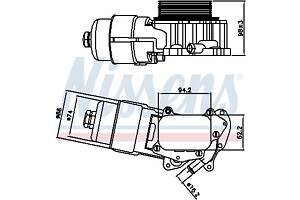 Масляный радиатор MAZDA 3 (BK) / SUZUKI LIANA / VOLVO V50 (545) 1996-2020 г.