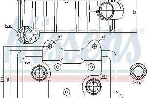 Масляный радиатор MERCEDES-BENZ VARIO / MERCEDES-BENZ G-CLASS (W461) 1989-2013 г.