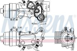 Масляный радиатор MINI MINI (R56) / CITROEN C4 (LC_) 2004-2016 г.