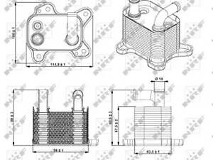 Масляный радиатор на Astra H, Astra J, Combo C, Corsa C, Corsa D, Meriva, Mokka