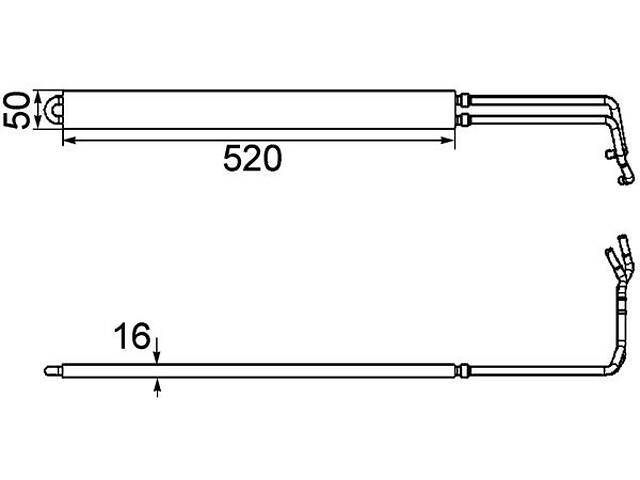 Масляный радиатор SAAB 9-5 (YS3G) / OPEL INSIGNIA A (G09) 2008-2017 г.