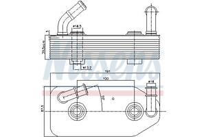 Масляный радиатор VW BORA (1J2) / AUDI A3 (8L1) / VW POLO (6N2) 1983-2013 г.