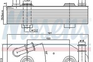 Масляный радиатор VW BORA (1J2) / AUDI A3 (8L1) / VW POLO (6N2) 1983-2013 г.