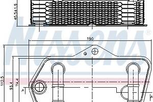 Масляный радиатор VW GOLF (1K1) / VW JETTA (1K2) / VW CC B7 (358) 2003-2022 г.