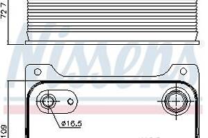 Масляный радиатор VW PASSAT B6 (3C2) / AUDI A8 D3 (4E2, 4E8) 2002-2016 г.