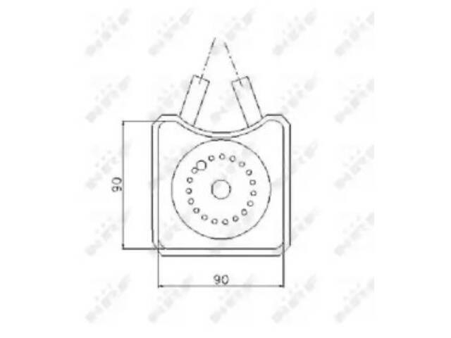 Масляный радиатор на A6, A8, Alhambra, Bora, Caddy, Felicia, Galaxy, Golf, Inca, LT, Octavia, Passat B5, Polo, Sharan... - Фото 1