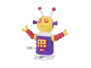 Масса для лепки Paulinda Super Dough Robot заводной механизм (шагает), фиолетовый PL-081178-4