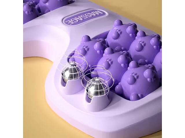 Масажер для ніг 14986 28.5х14.5 см фіолетовий - Фото 4