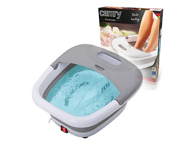 Масажна ванна для ніг Camry CR 2174 складаний масажер для стоп з підігрівом 500 Вт вібраційний масаж - Фото 1