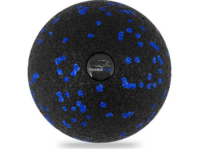 Масажний м'яч PowerPlay PP-4351 Epp Massage Ball (d10) Чорно/Синій - Фото 1
