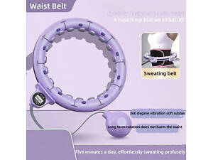 Масажний обруч для схуднення хулахуп Hula Hoop може записувати кількість вправ регульований розмір