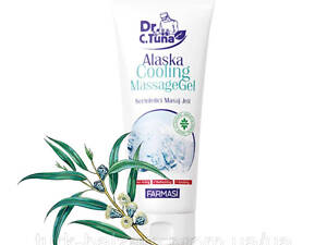 Массажный охлаждающий гель Farmasi Dr. Tuna Alaska Massage Gel при боли в мышцах и суставах, 210 мл.