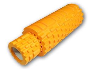 Масажний ролик EasyFit Grid Roller Double 33 см Помаранчевий
