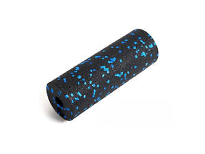 Массажный роллер гладкий PowerPlay PP-4346 Mini EPP Foam Roller 15x5,3 см Черно-синий