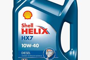 Мастило моторне напівсинтетичне SHELL HELIX D HX7 10W40 4L