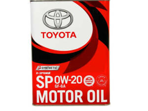 Моторное масло toyota 0w-20 sp / gf-6a Арт: 0888013205