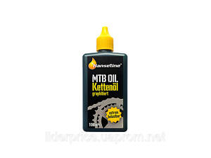 Мастило для ланцюга Hanseline MTB-Oil Графіт, 100 ml, Оригінал!