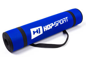 Мат для фітнесу та йоги Hop-Sport HS-2256 синій