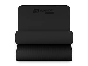 Мат для фітнесу TPE 0,6см HS-T006GM чорний