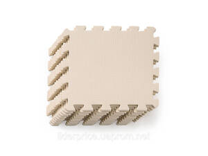 Мат-пазл дитячий WCG EVA 30х30х1см - 10 частин кремовий, Оригінал!