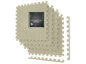 Мат-пазл (ластівчин хвіст) PowerPlay PP_4414 EVA Puzzle Mat 120x120x1.2 cм Оливковий