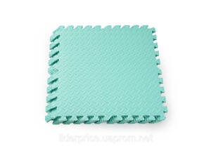 Мат-пазл WCG EVA 60х60х1cm - 4 частини Бірюзовий, Оригінал!