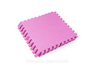 Мат-пазл WCG EVA 60х60х1cm - 4 частини Рожевий, Оригінал!