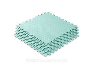 Мат-пазл WCG EVA 60х60х1cm - 6 частин Бірюзовий, Оригінал!