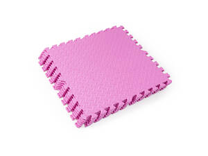 Мат-пазл WCG EVA 60х60х1cm — з 4 частин Рожевий
