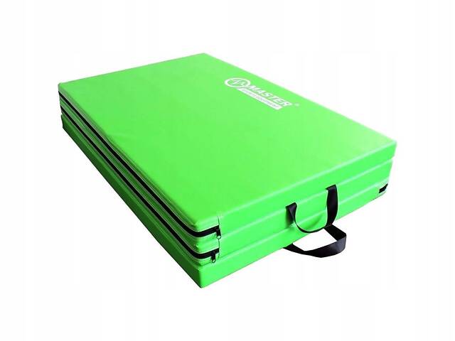 Мат складний гімнастичний MASTER 3-х компонентний 180 x 90 x 5 см - Фото 3