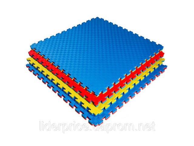 Мат татамі ластівчин хвіст WCG EVA 1000х1000х30 мм Мат-пазл, Оригінал! - Фото 2