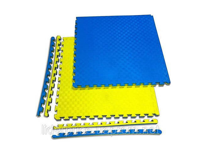 Мат татамі ластівчин хвіст WCG EVA 1000х1000х30 мм Мат-пазл, Оригінал! - Фото 5