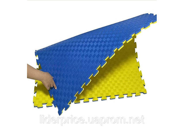 Мат татамі ластівчин хвіст WCG EVA 1000х1000х30 мм Мат-пазл, Оригінал! - Фото 9