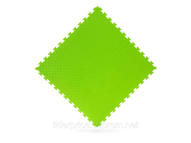Мат-татамі (Мат-пазл ластівчин хвіст) WCG EVA 100х100х2 cm Жовто-зелений, Оригінал! - Фото 3
