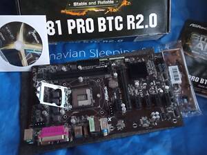 Материнская плата ASROCK H81 Pro BTC, s1150, 6PCI-EX! REV1.01