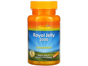 Маточне молочко Thompson Royal Jelly 2000 мг 60 вег капс
