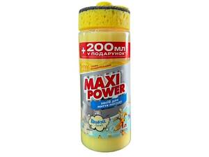 Maxi Power Банан Засіб для миття посуду з дозатором, 1200мл