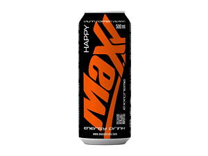 Maxx Happy Energy Drink (250 ml, melon & gooseberry)