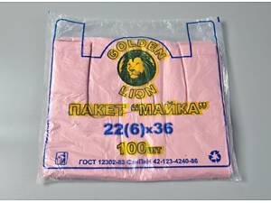 Майка фасовочная п\э №22*36 'Голден Лион' (100 шт) (1 пачка)