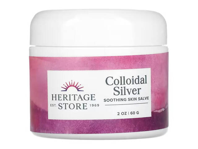 Мазь с коллоидным серебром, Colloidal Silver Salve, Heritage Products, 60 г - Фото 1 Мазь с коллоидным серебром, Colloidal Silver Salve, Heritage Products, 60 г - Фото 1