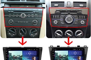 Mazda 3 2003-2009-2013 BK BL Android GPS магнитола штатная новая андроид мазда 3