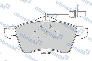 Комплект гальмівних накладок, дискове гальмо Mando MBF015022