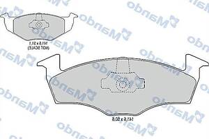 Комплект гальмівних накладок, дискове гальмо Mando MBF015116