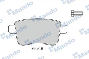 Комплект гальмівних накладок, дискове гальмо Mando MBF015241