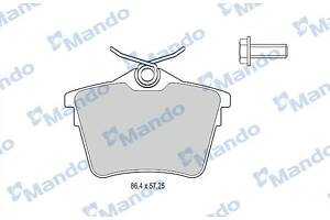 Комплект гальмівних накладок, дискове гальмо Mando MBF015251