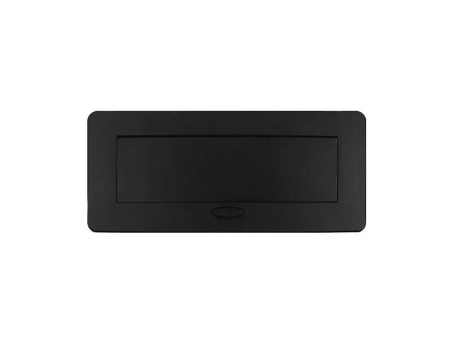 Меблева розетка з плавним відкриттям, USB та універсальною розеткою 2 в 1 золотий в чорному (VL-SHS013-2TC-T25-UA-6AP-B) - Фото 2