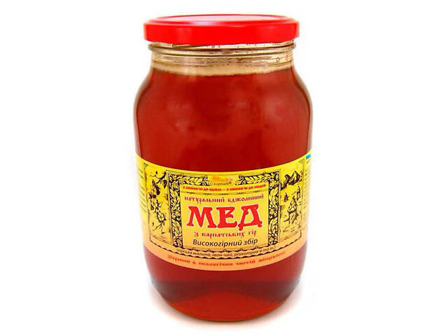 Мед Мед Карпат Високогірний збір 1350 г - Фото 1